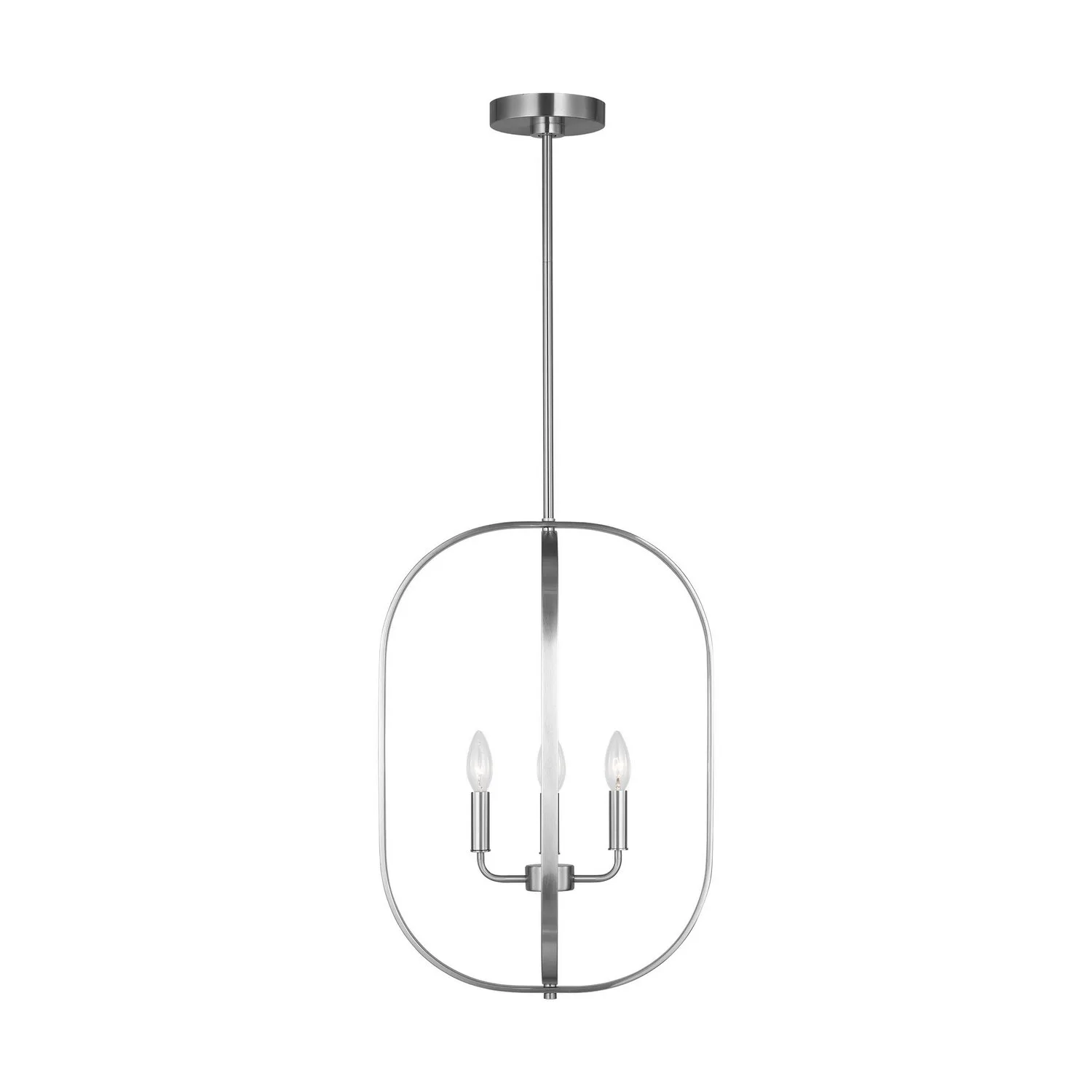 Loretto Four Light Chandelier in Brushed Nickel