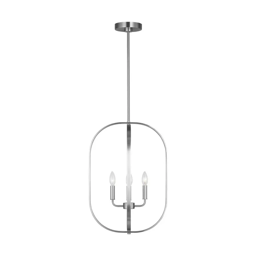Loretto Four Light Chandelier in Brushed Nickel