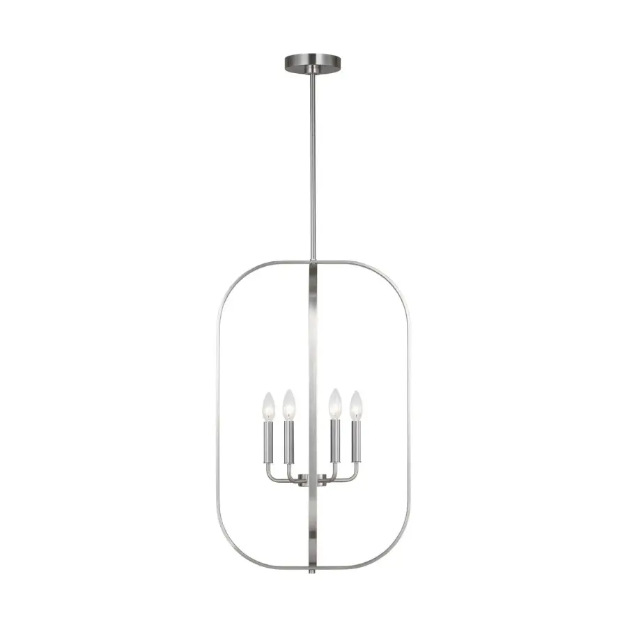 Loretto 6-Light Chandelier in Brushed Nickel