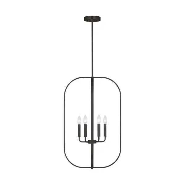 Collection: Loretto Rooms: Dining Room,Entry Room/Hallway,Living Room Finish: Midnight Black Width: 18.88" Height: 30.00" Length: 18.88" Weight: 7.33 lb Wire: 120" Black Rod: (3) 12",(1) 6" Canopy: D:5'',H:0.875'', Round Number of Bulbs: 6 Maximum Wattage: 60.00 W Bulb Type: B10 Torpedo Bulb Base: Candelabra Voltage: 120.00 V Material: Steel Country of Origin: Vietnam Safety Listing: cETL Safety Rating: Damp Title 24 Spec Sheet Instructions