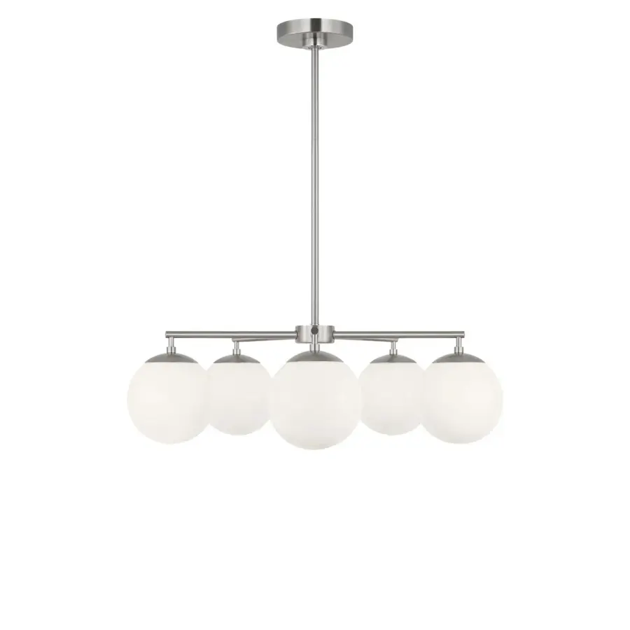 Nube 5-Light Chandelier in Brushed Nickel