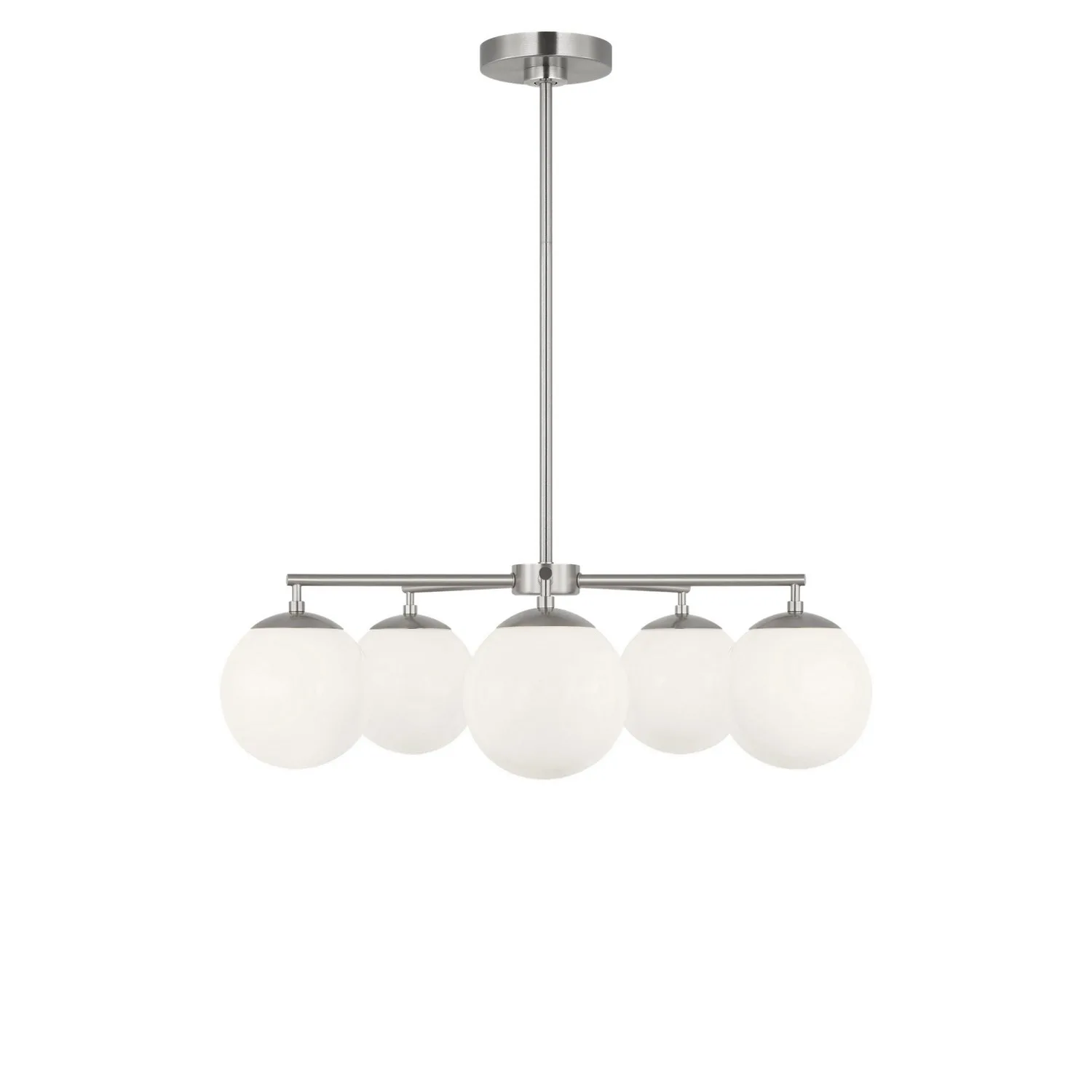 Nube 5-Light Chandelier in Brushed Nickel