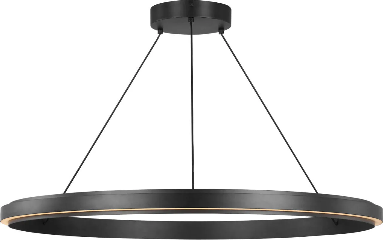Aro LED Chandelier in Midnight Black