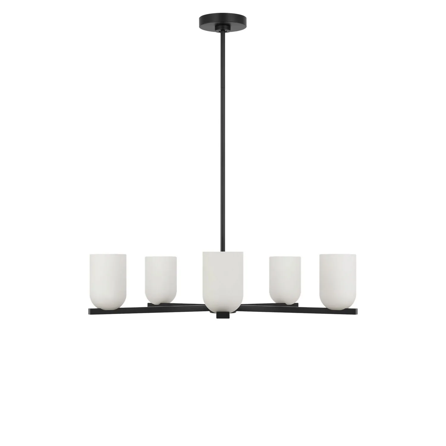 Neblina 5-Light Chandelier in Midnight Black