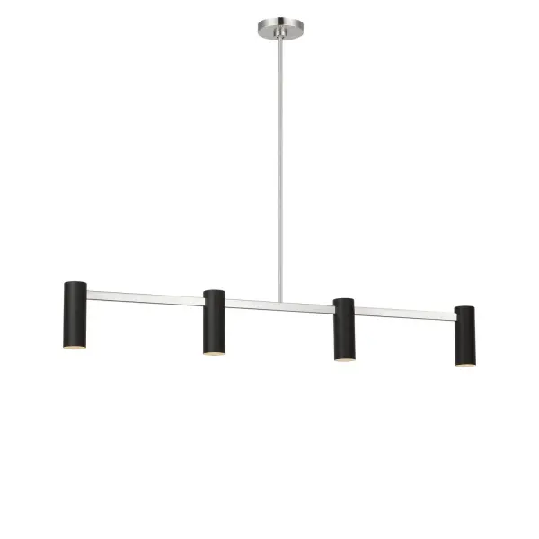 Four Light Linear Chandelier /B11/E12/3000K/90CRI