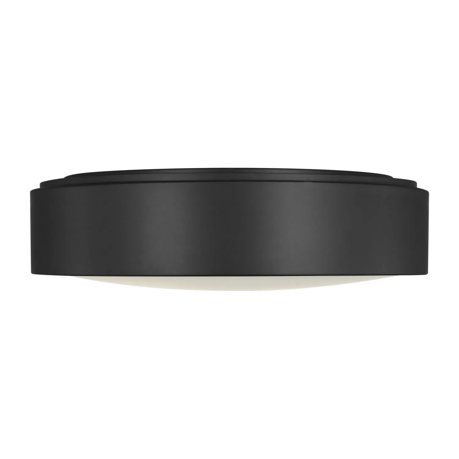 Albee 18" Flush Mount in Midnight Black