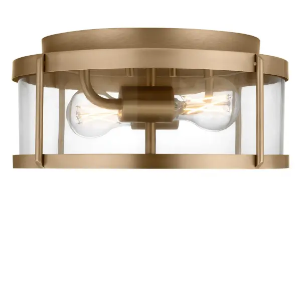Two Light Flush Mount 60.00W/A19/E26