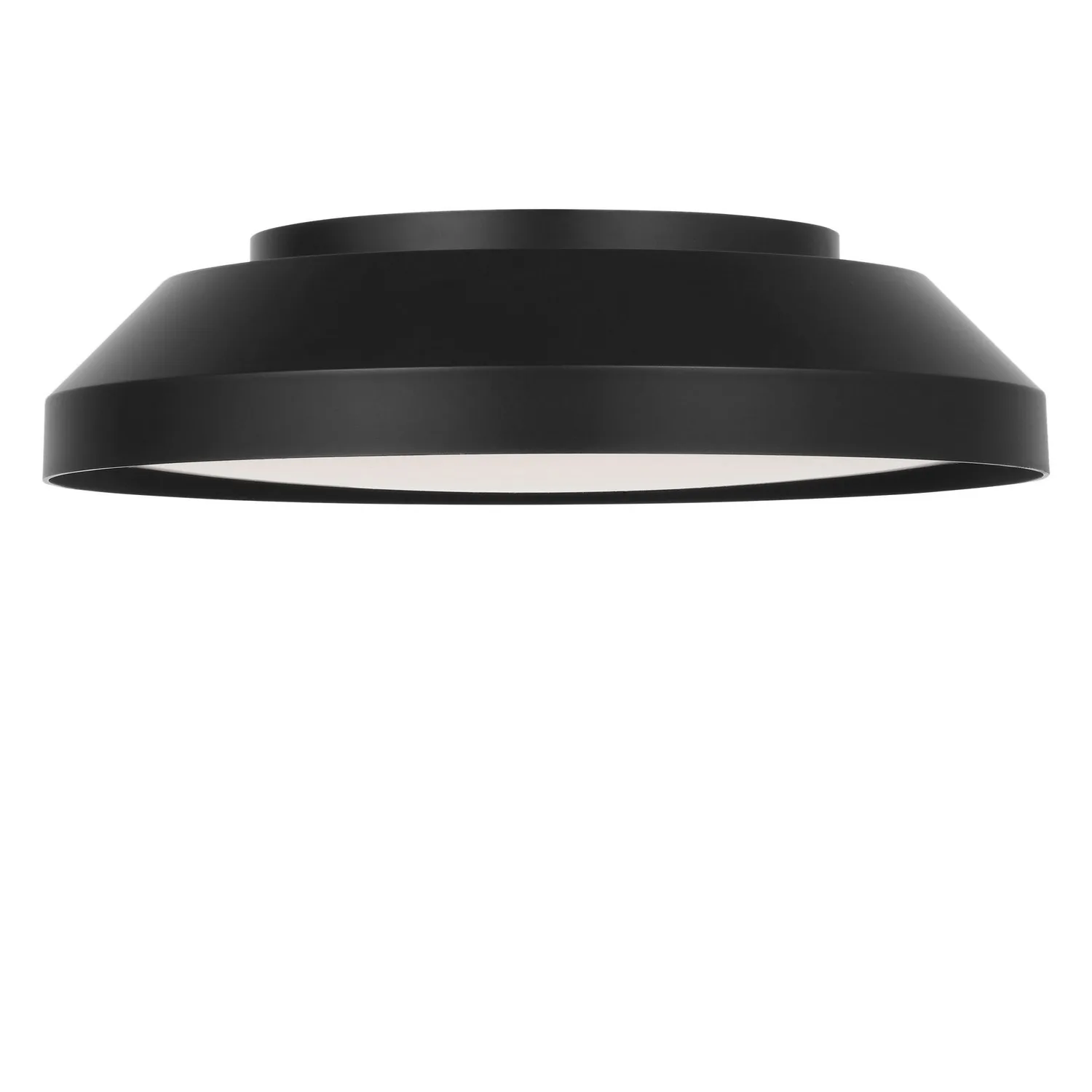 Nevado LED Flush Mount in Midnight Black