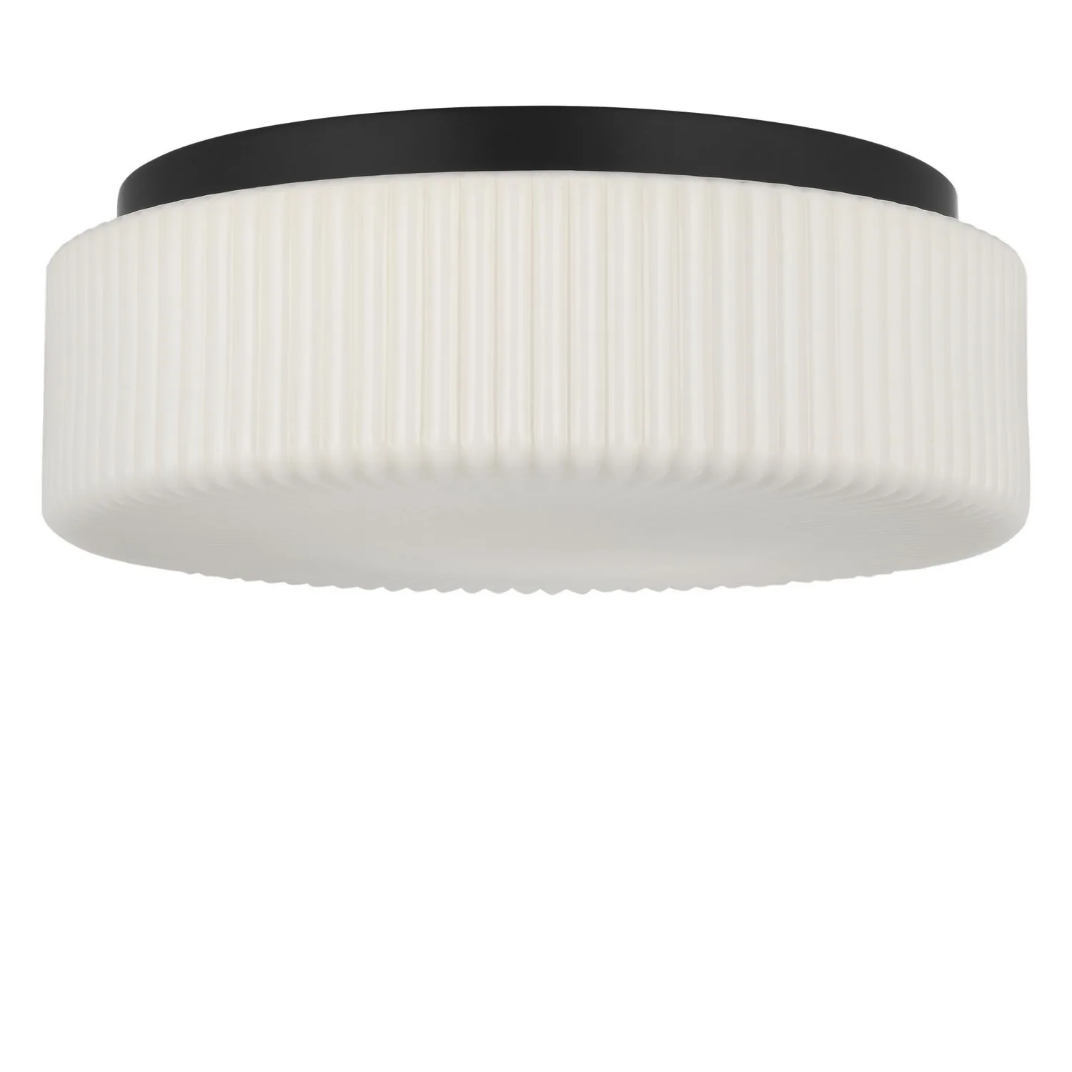 Axira Two Light Flush Mount in Midnight Black
