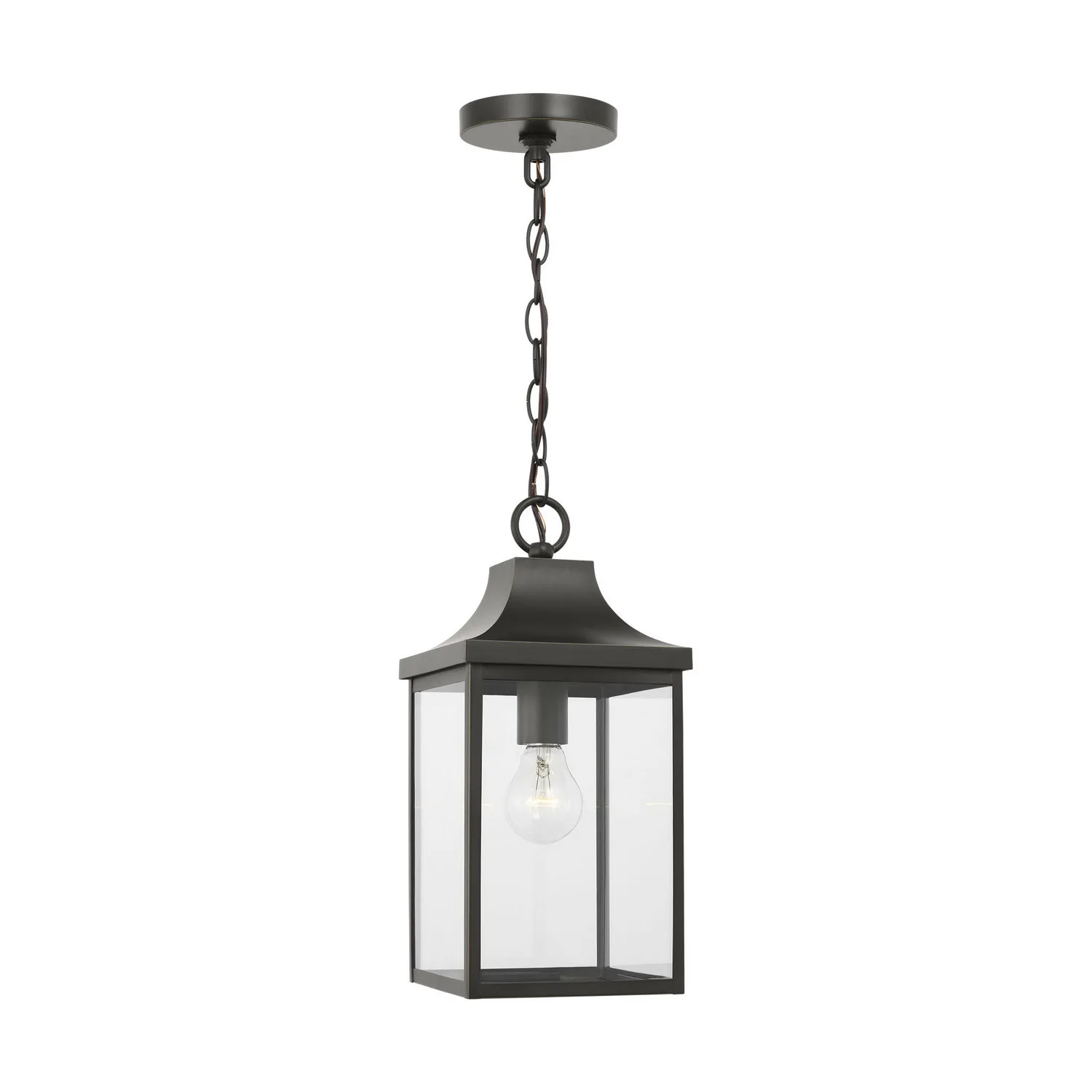 Saybrook One Light Outdoor Pendant in Antique Bronze