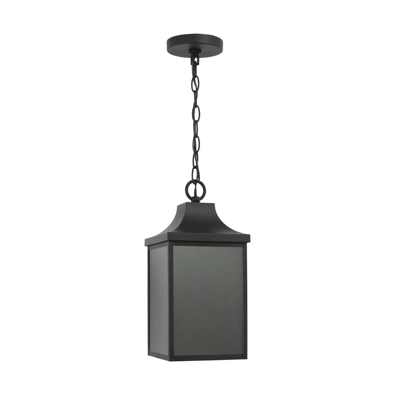 Saybrook One Light Outdoor Pendant in Textured Black
