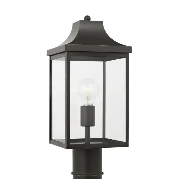One Light Post Mount 75.00W/A19/Medium