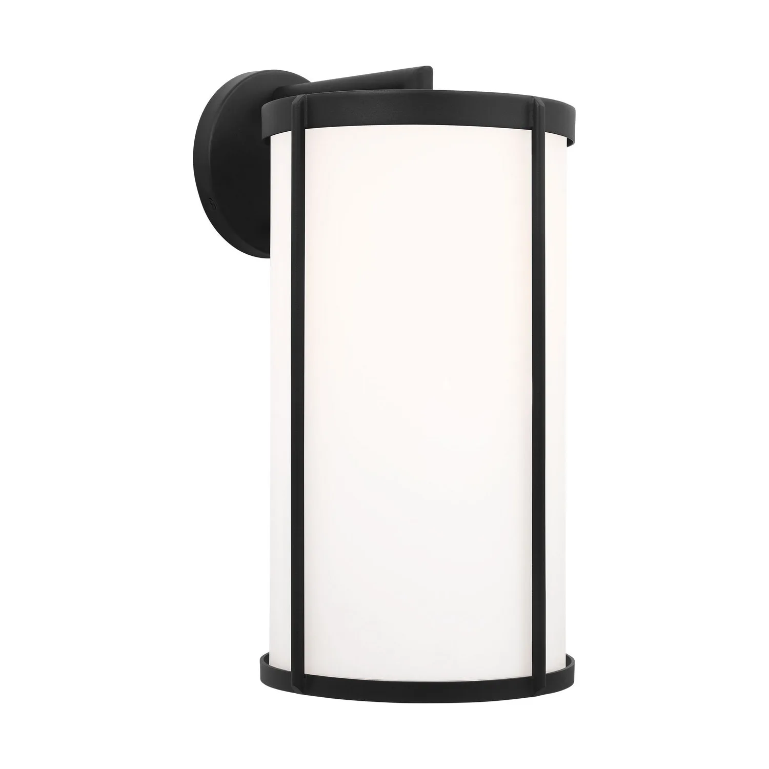 Luning Outdoor Lantern in Textured Black