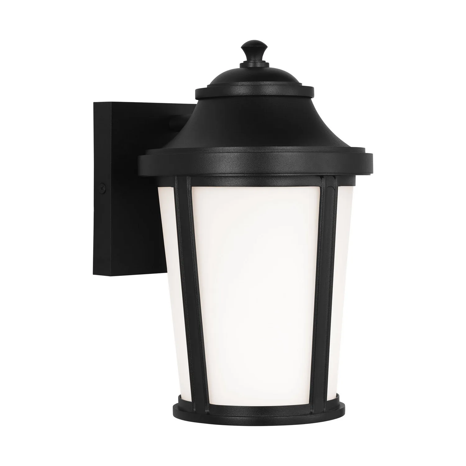 Portola Outdoor Wall Lantern in Textured Black