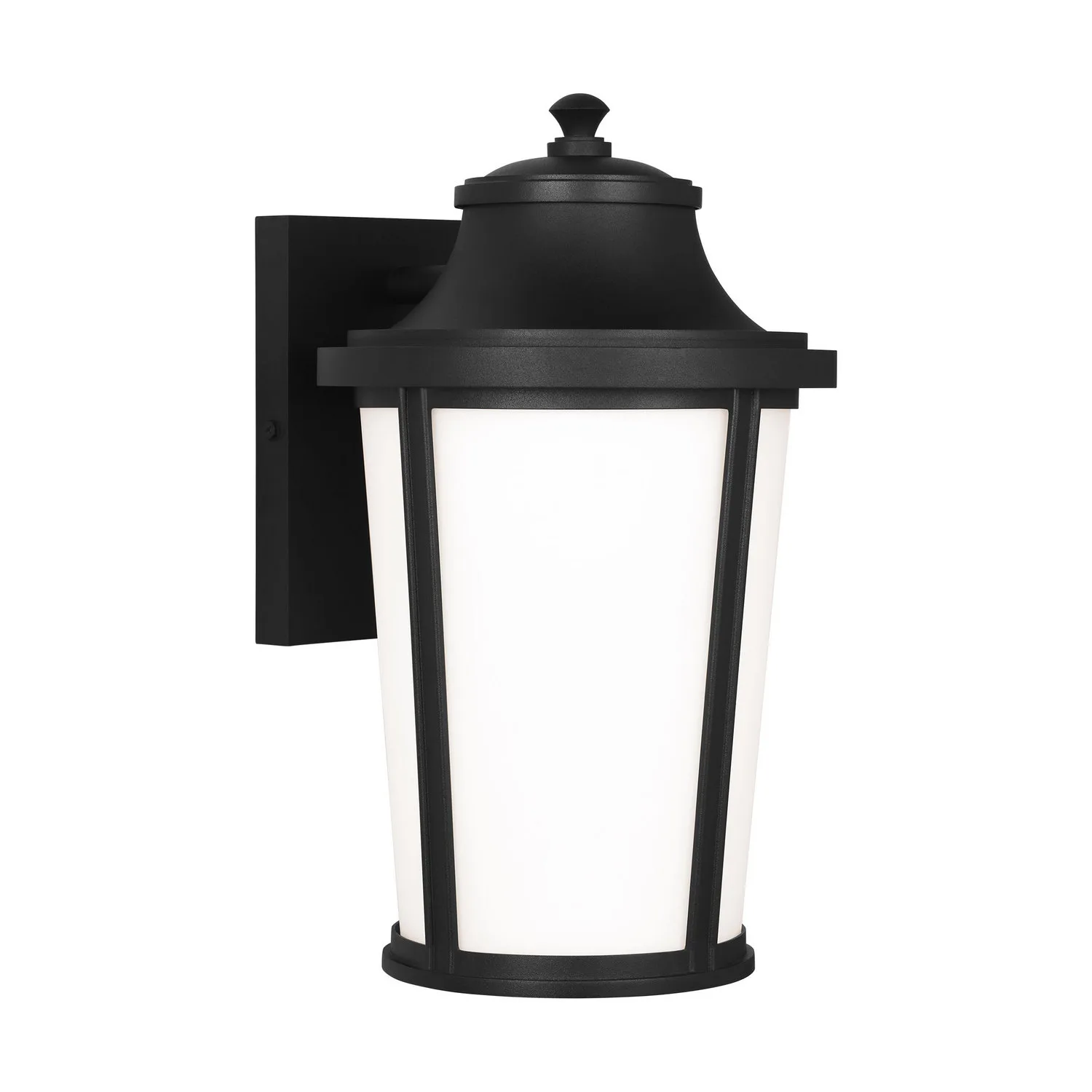 Portola Outdoor Wall Lantern in Textured Black