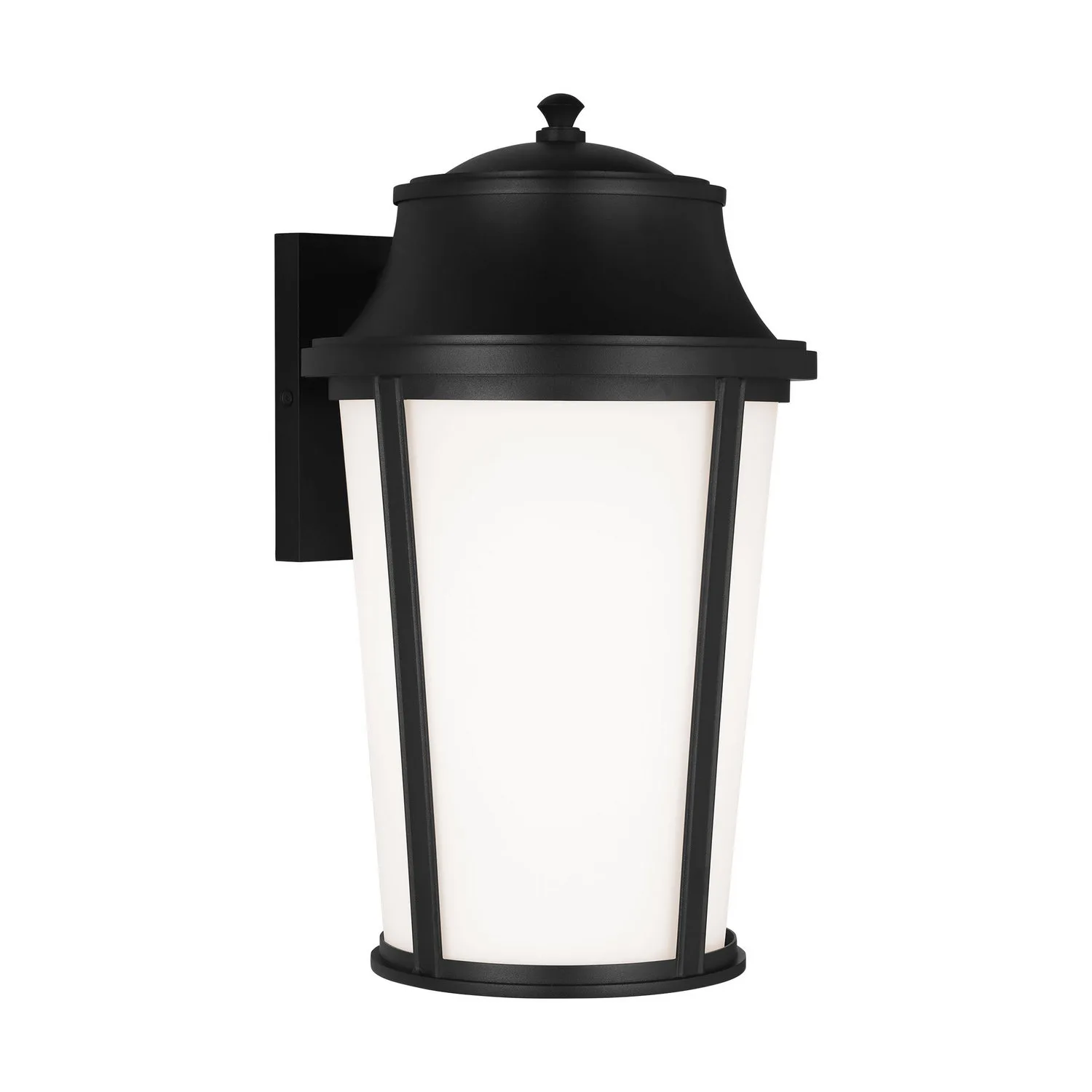 Portola Outdoor Wall Lantern in Textured Black
