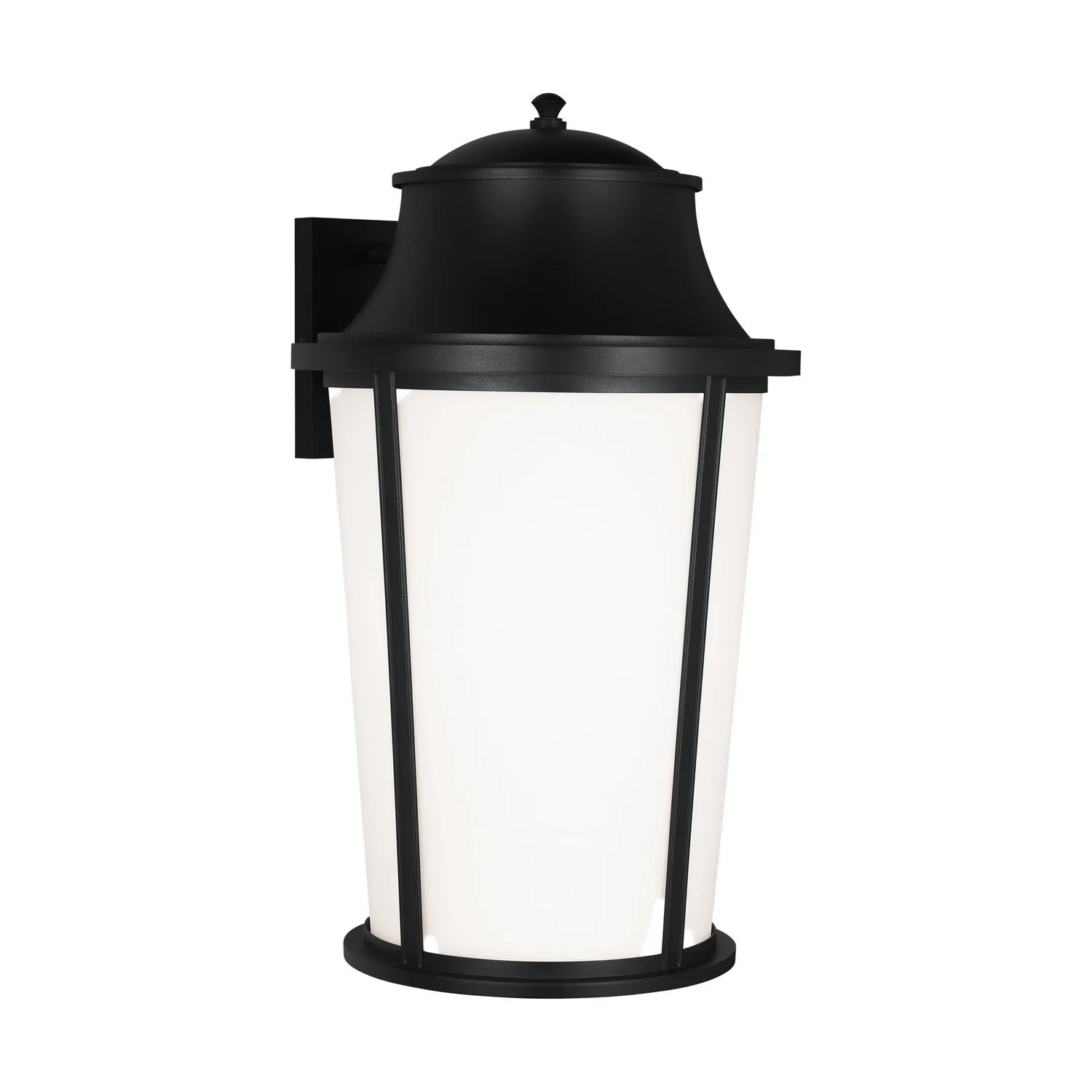 Portola Outdoor Lantern in Textured Black