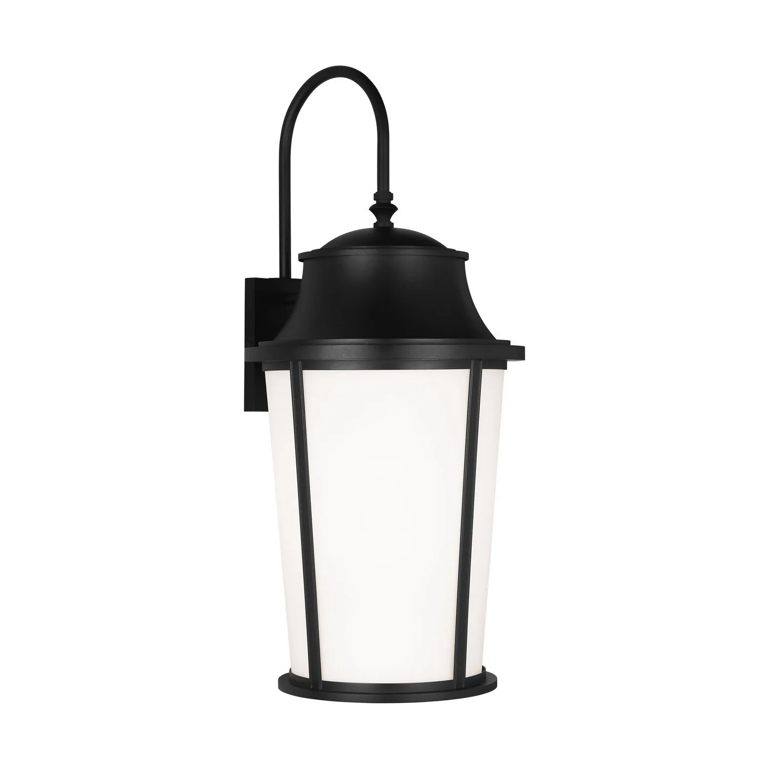 Portola Outdoor Wall Lantern in Textured Black