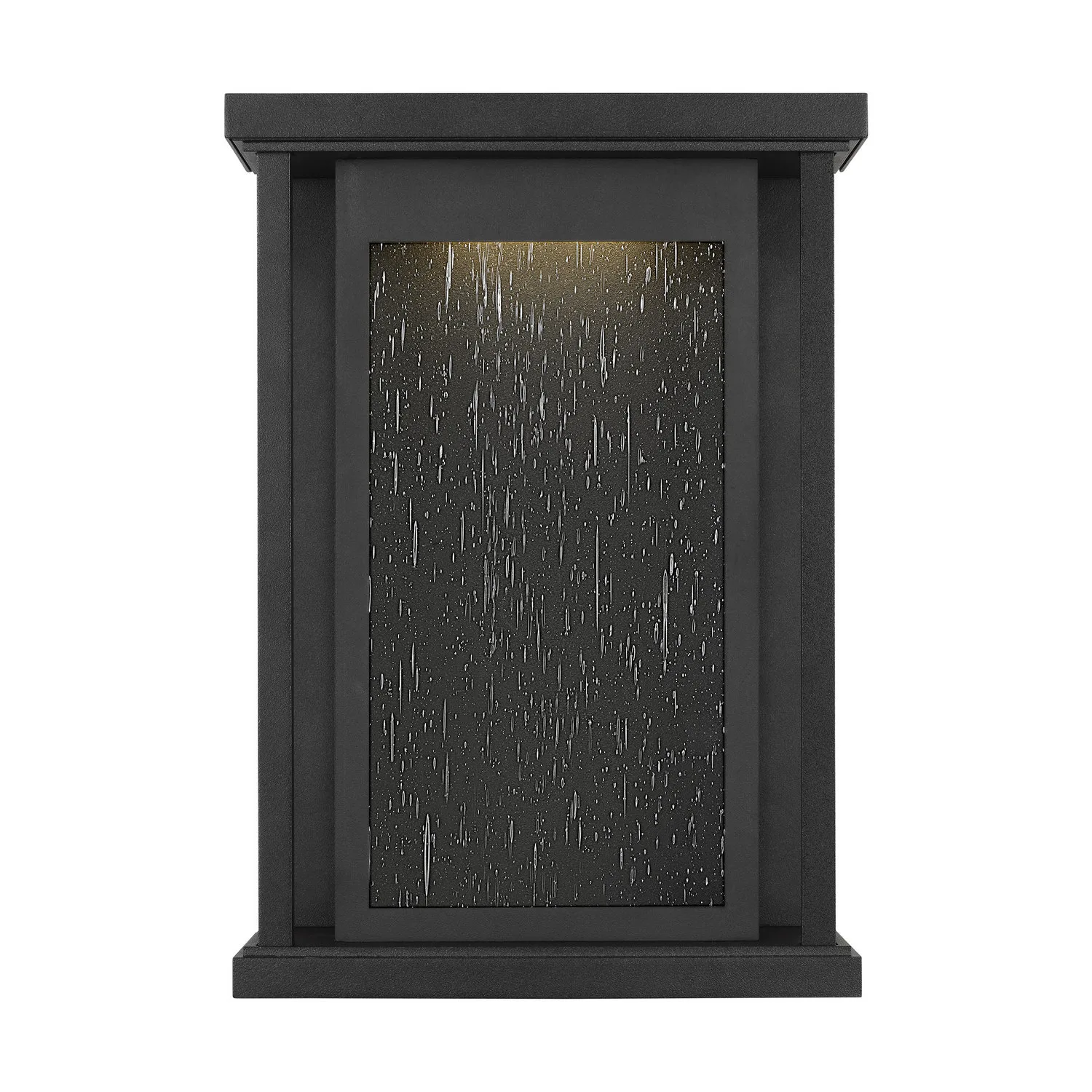 Faywood Outdoor Wall Lantern in Textured Black