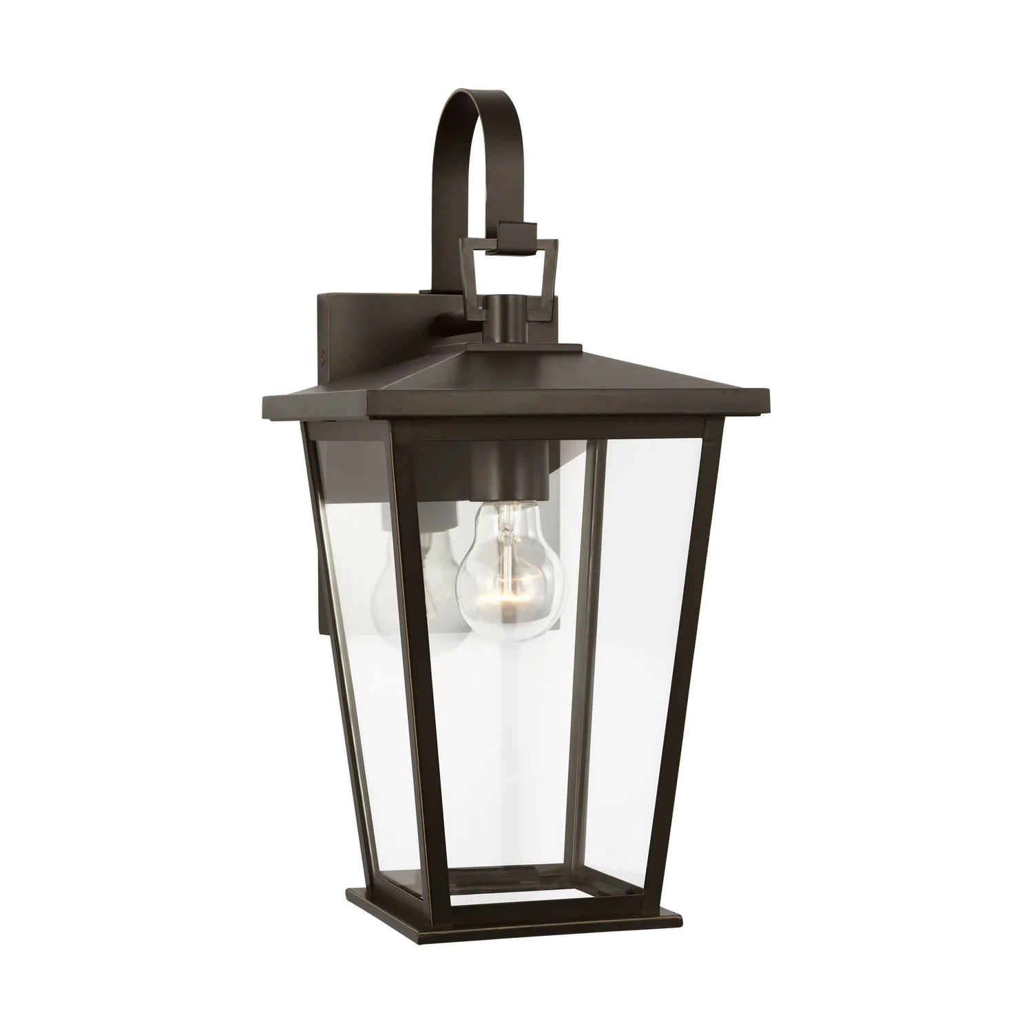 Linton Outdoor Wall Lantern in Antique Bronze