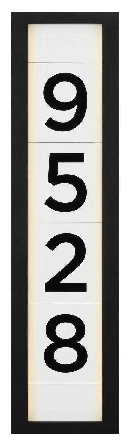 Address Light in White Plastic