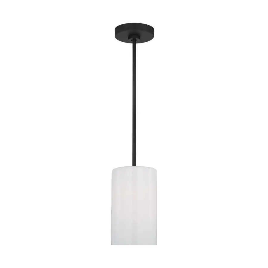 Rhett One Light Mini Pendant in Midnight Black