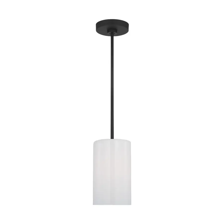 Rhett One Light Mini Pendant in Midnight Black