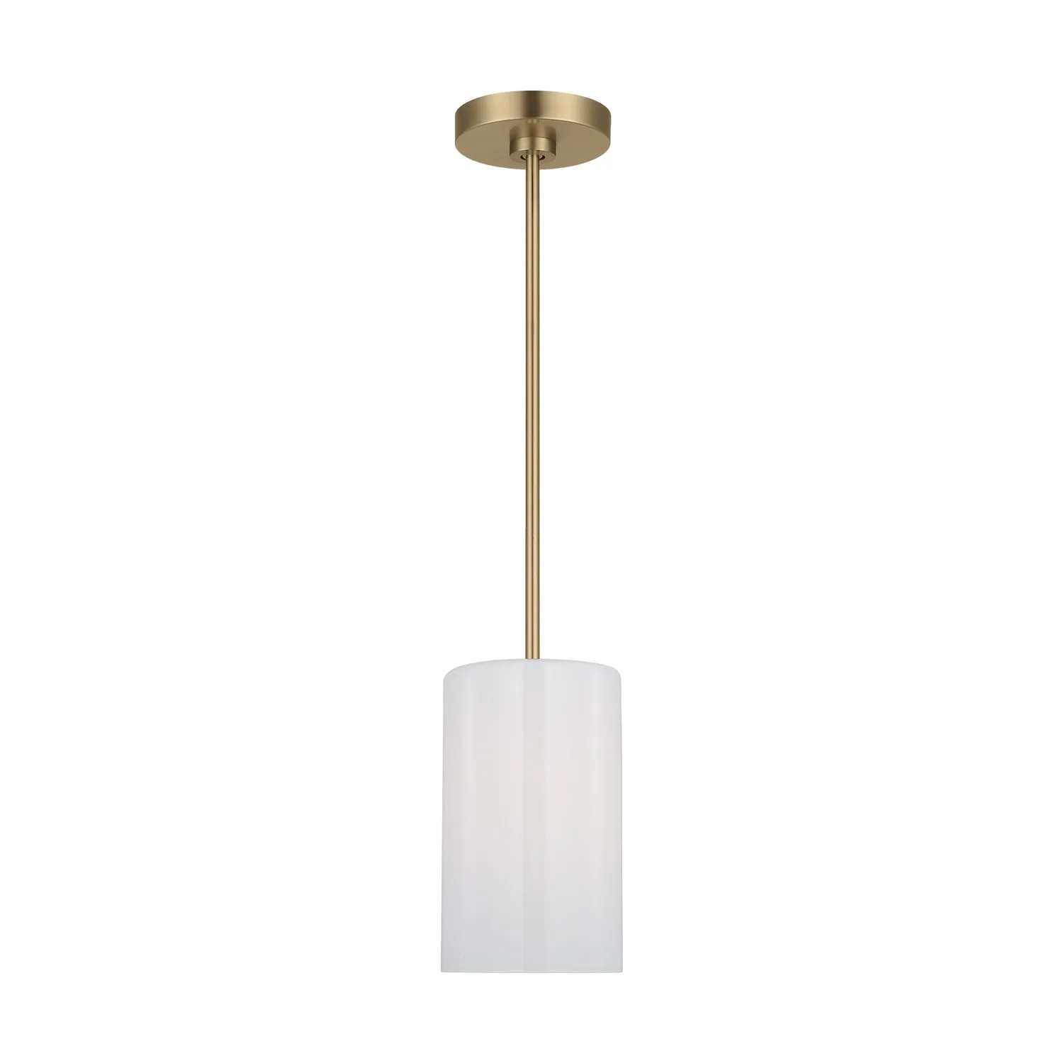 Rhett One Light Mini Pendant in Satin Brass