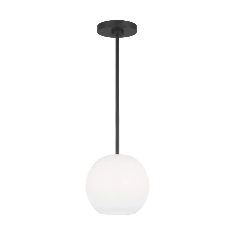 Rory One Light Mini Pendant in Midnight Black