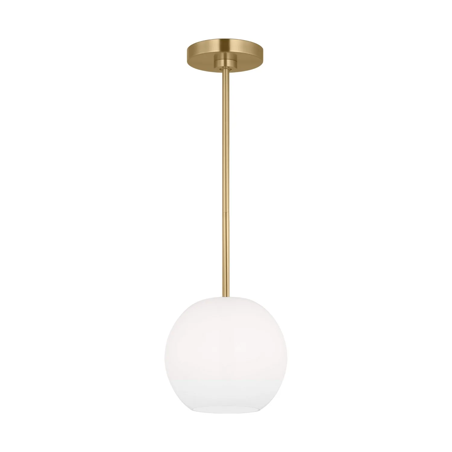 Rory One Light Mini Pendant in Satin Brass