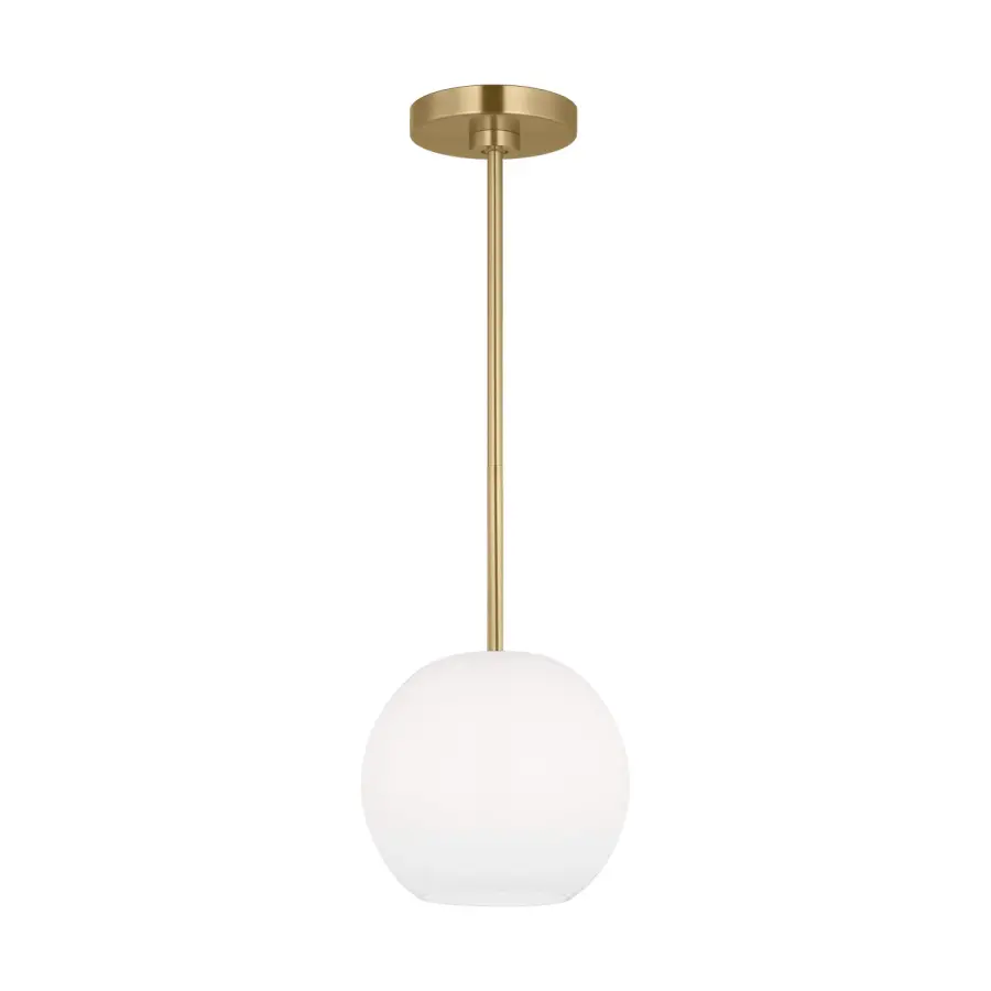 Rory One Light Mini Pendant in Satin Brass