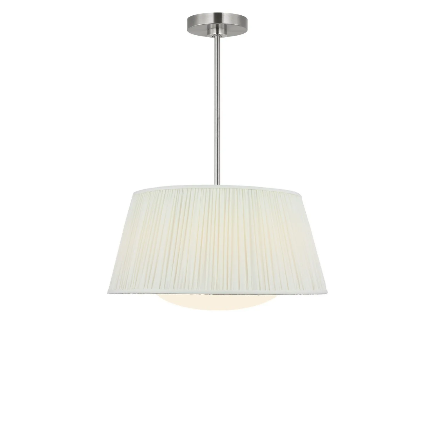 Vilera Three Light Pendant in Brushed Nickel