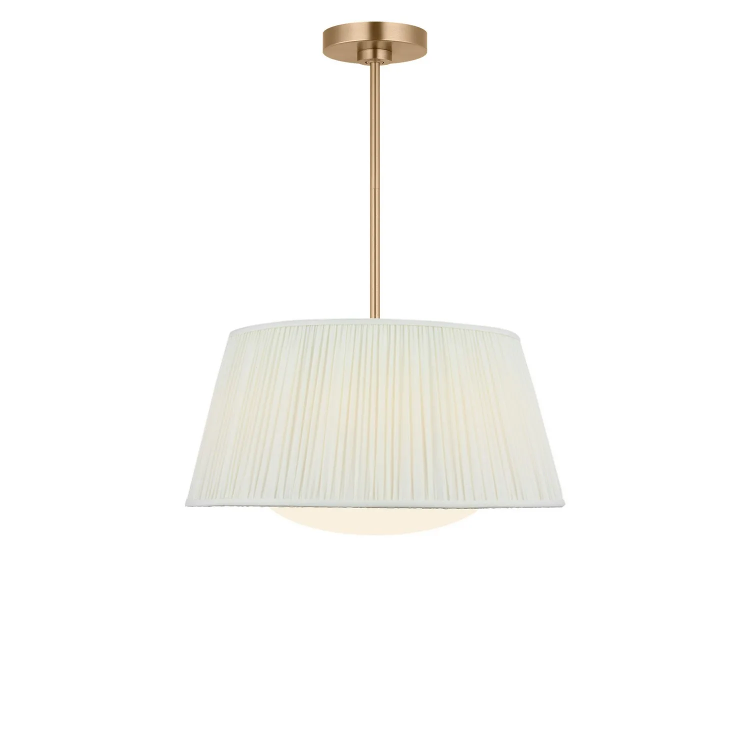 Vilera Three Light Pendant in Satin Brass