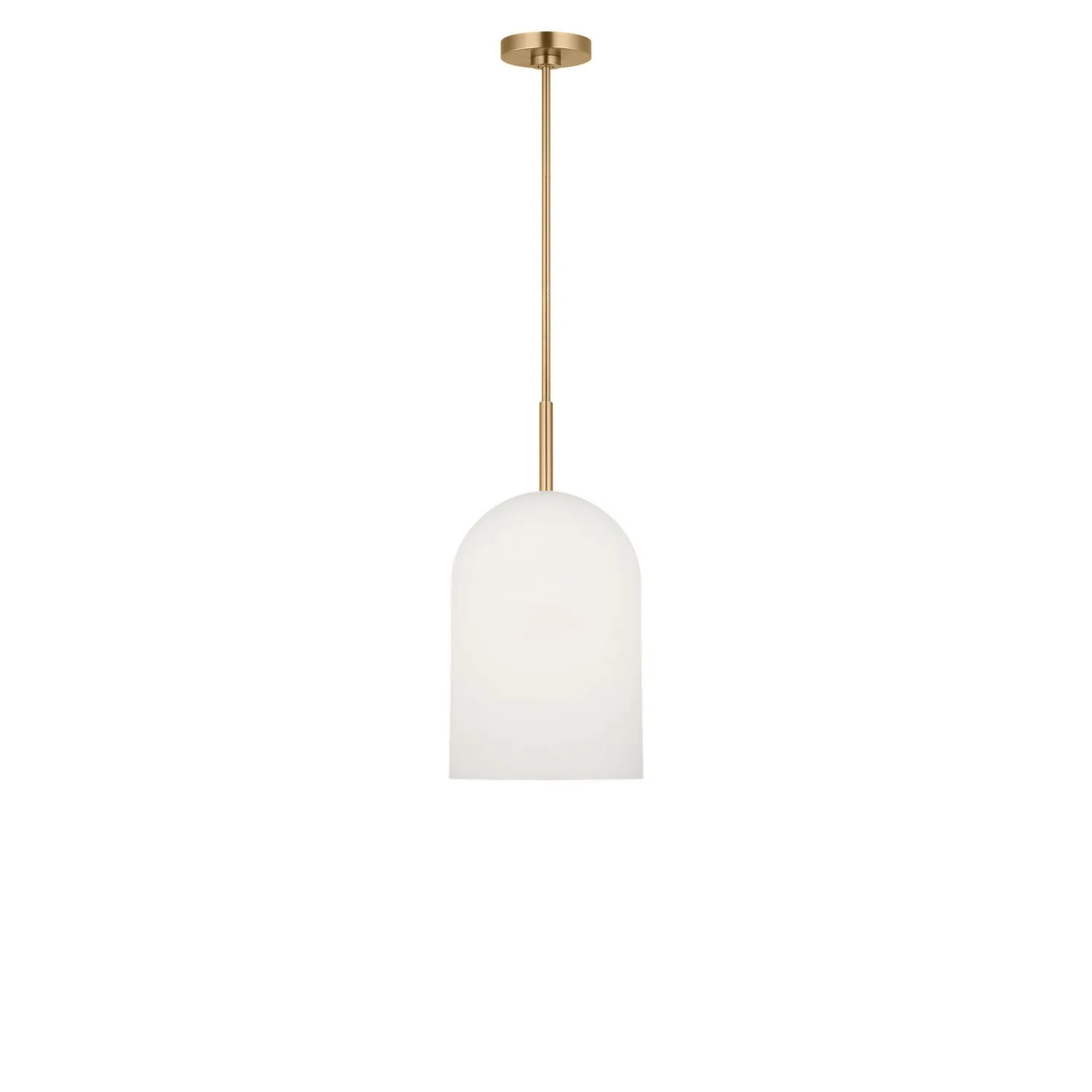 Neblina One Light Pendant in Satin Brass