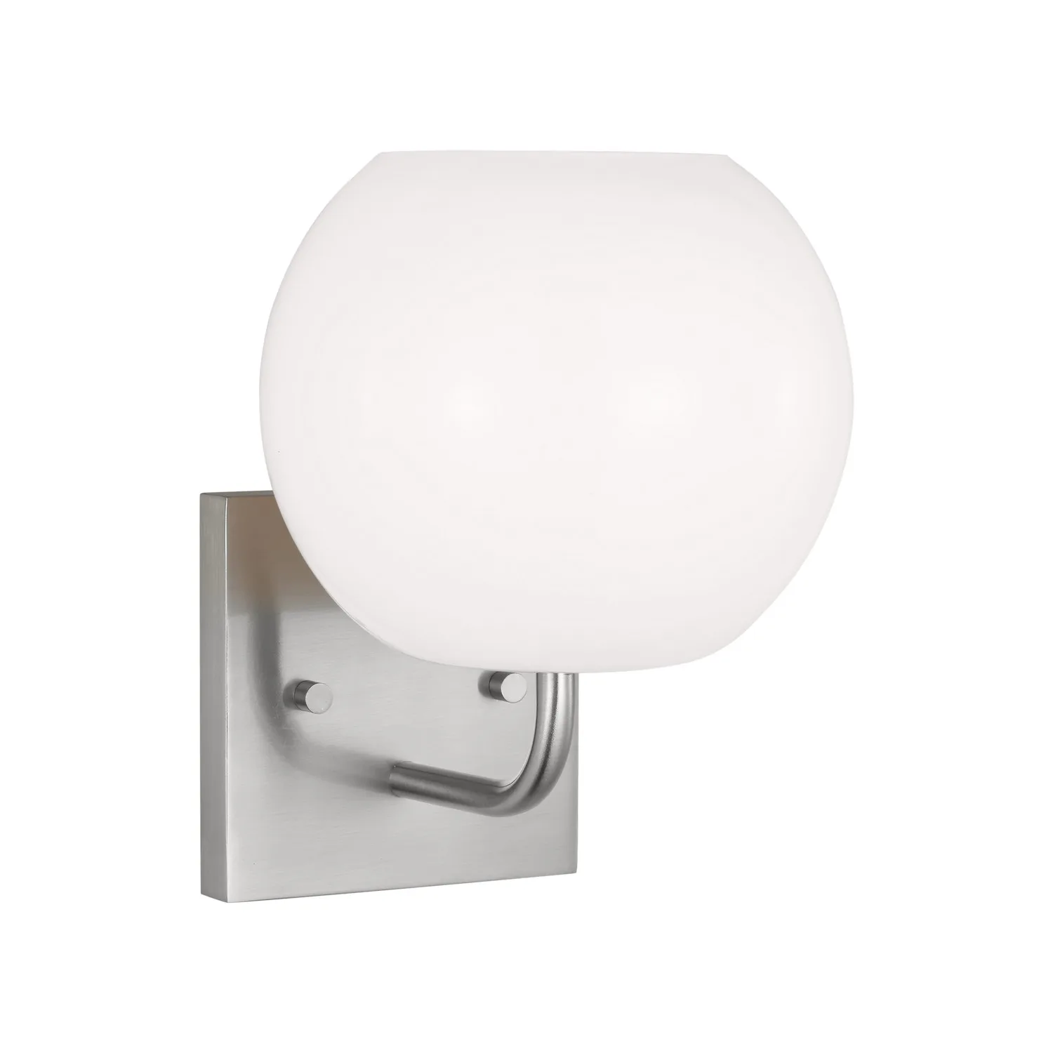 Rory One Light Vanity in Brushed Steel