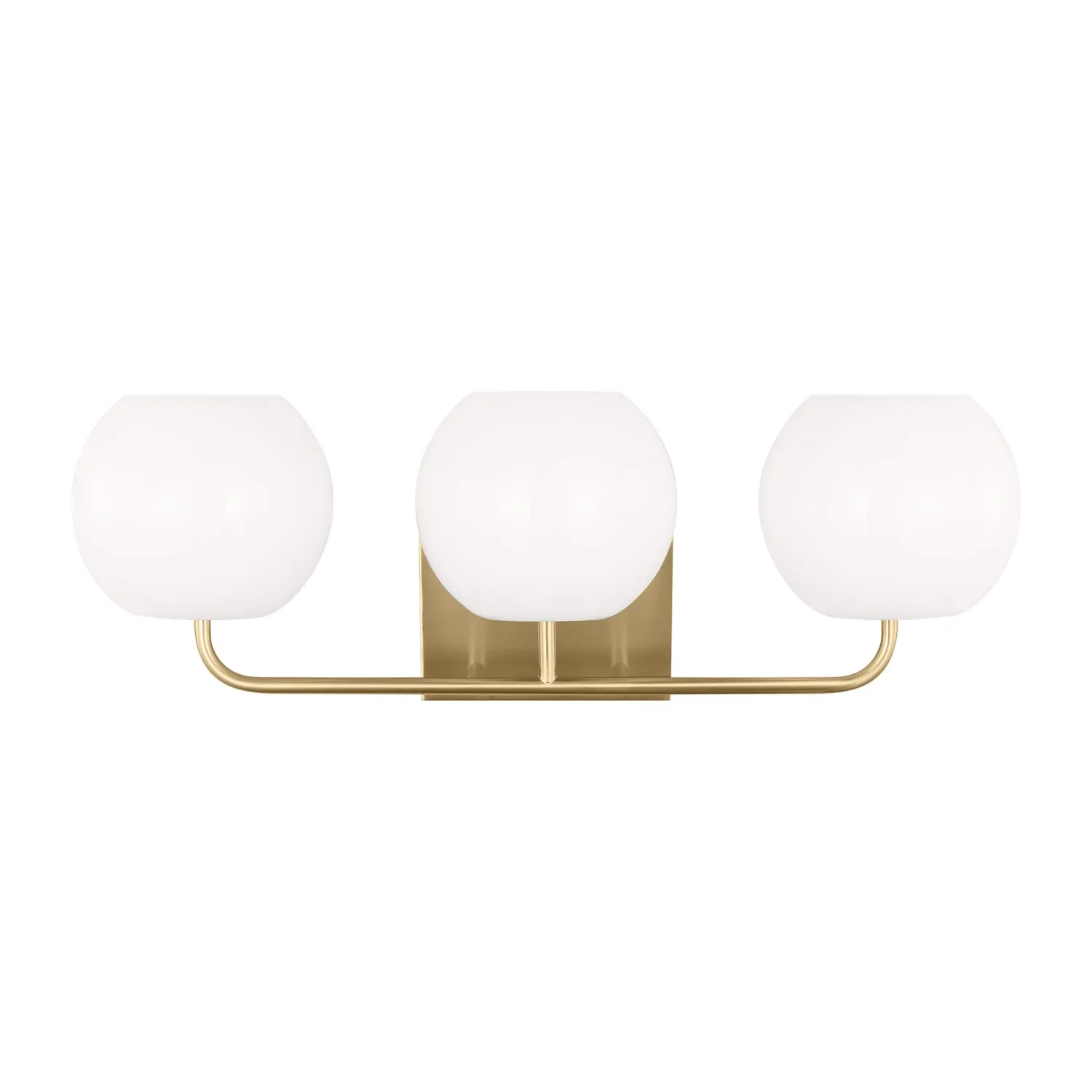 Rory Three Light Vanity in Satin Brass