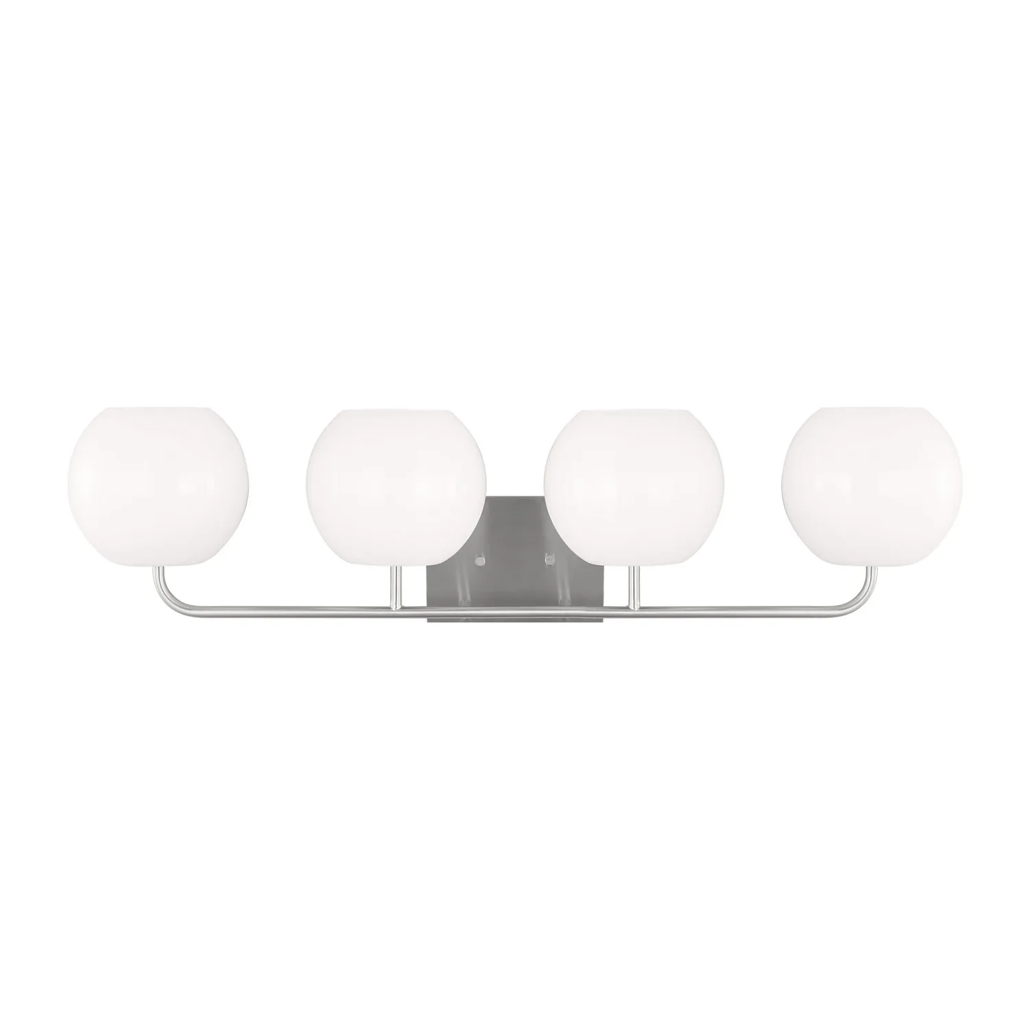 Rory Four Light Vanity in Brushed Steel