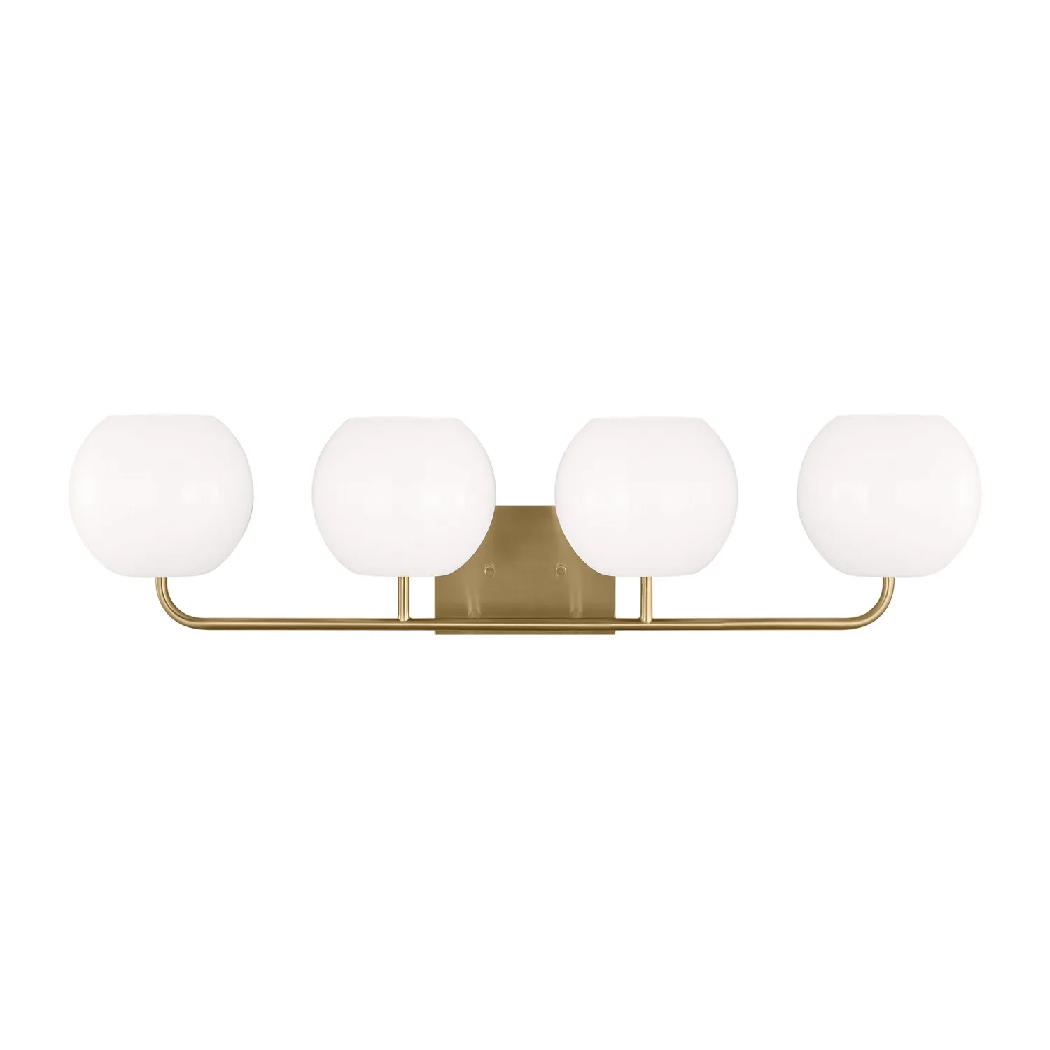 Rory Four Light Vanity in Satin Brass