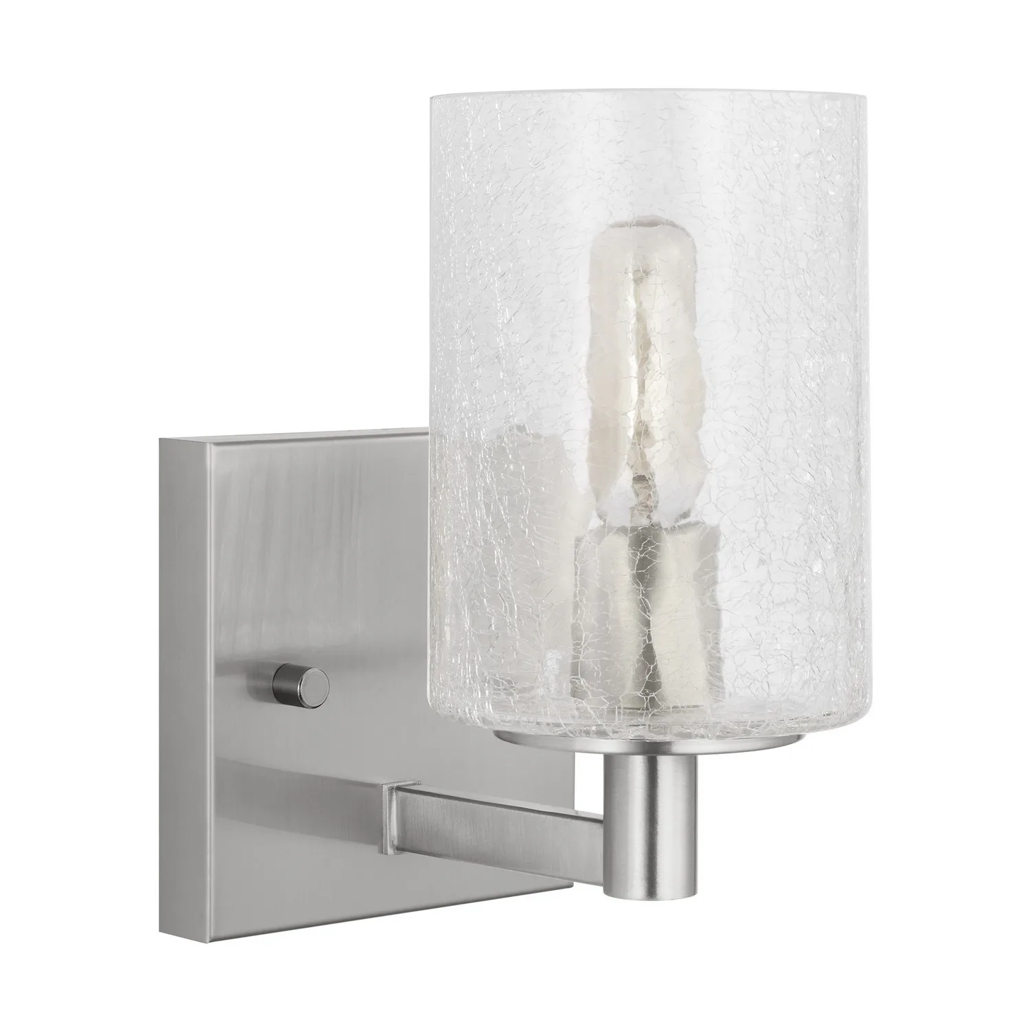 Parker One Light Wall Sconce in Brushed Steel