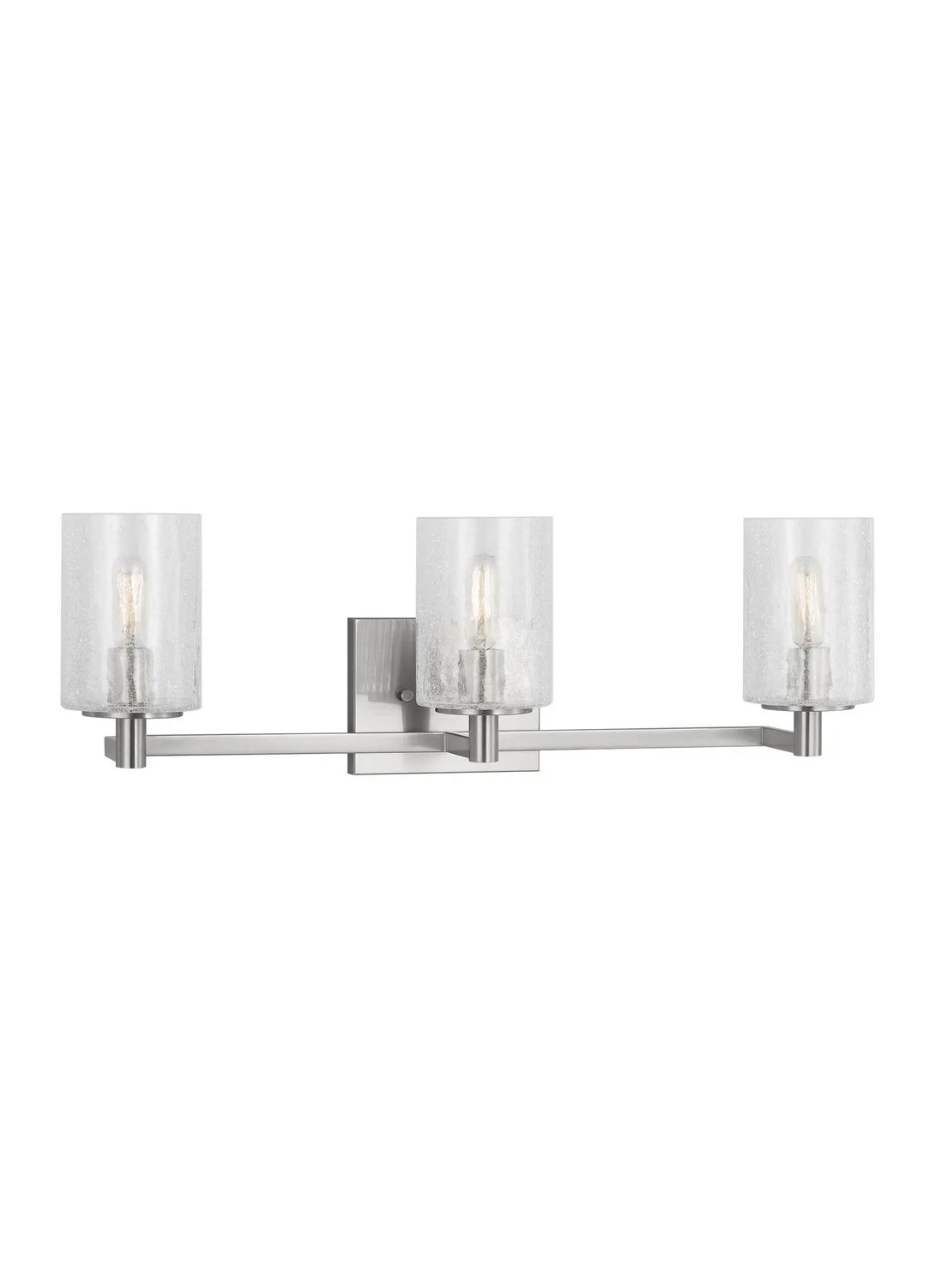 Parker Three Light Wall / Bath in Brushed Steel