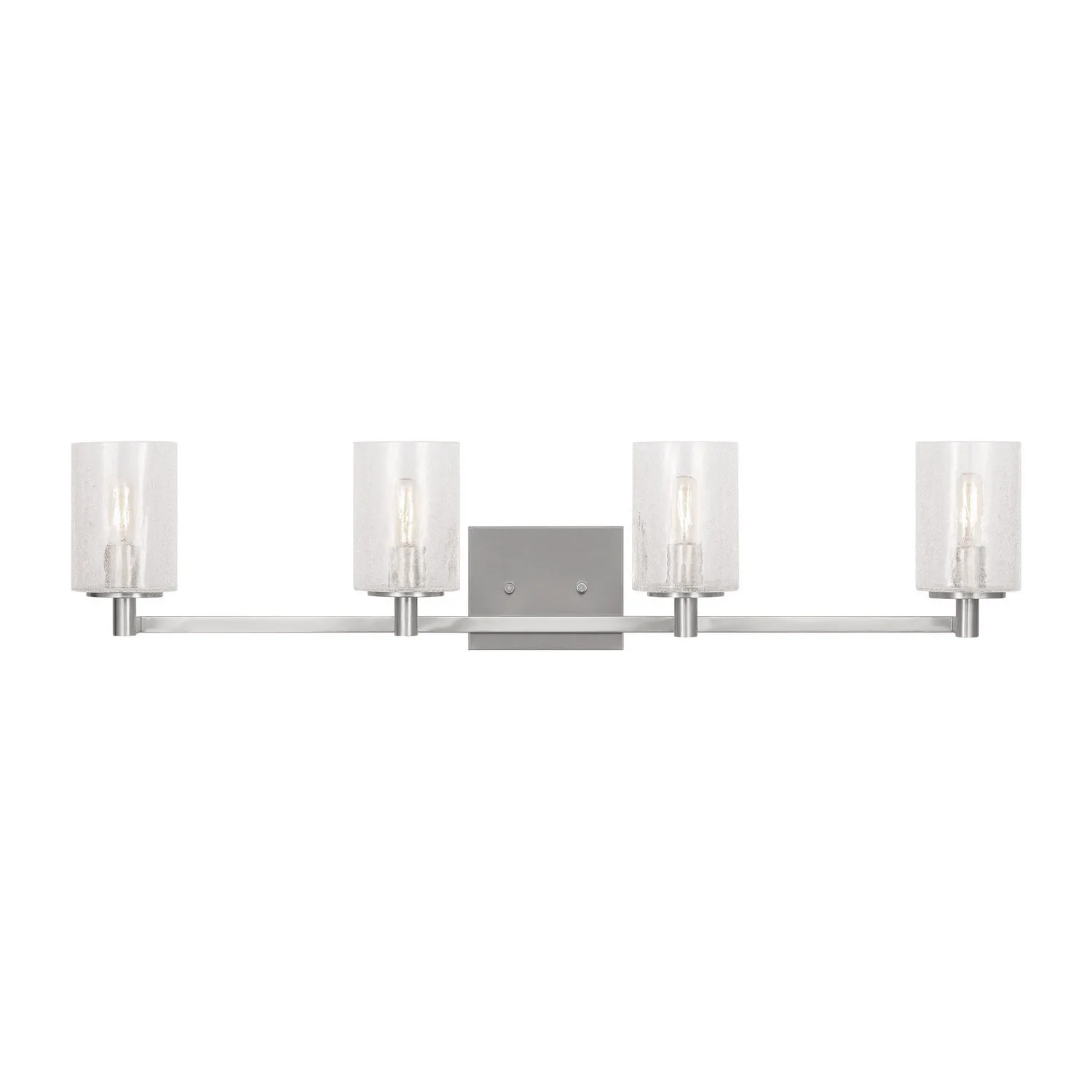 Parker Four Light Wall / Bath in Brushed Steel