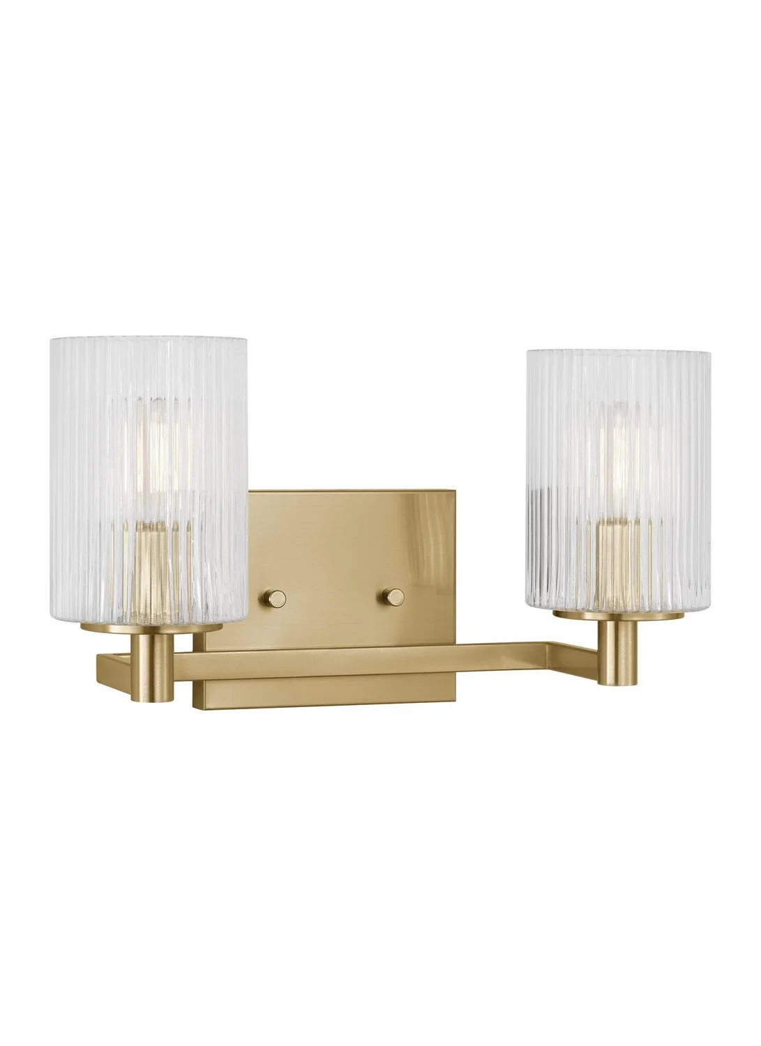 Lando Two Light Wall / Bath in Satin Brass