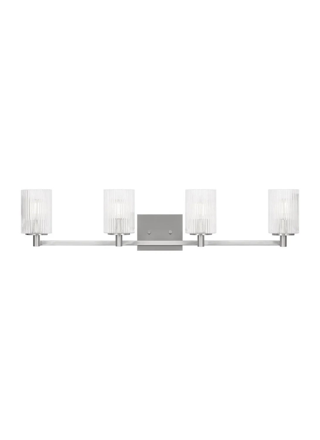 Lando Four Light Wall / Bath in Brushed Steel