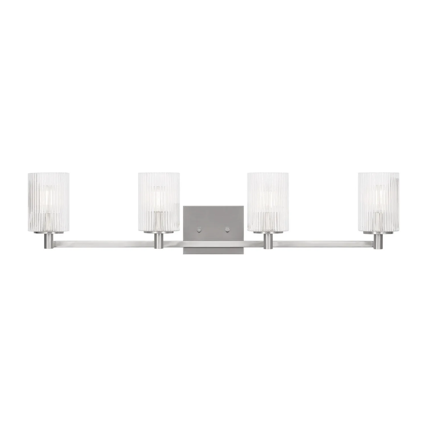 Lando Four Light Wall / Bath in Brushed Steel