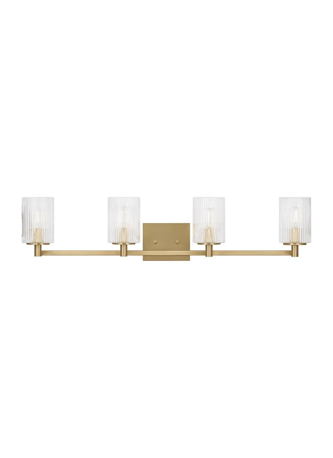 Lando Four Light Wall / Bath in Satin Brass