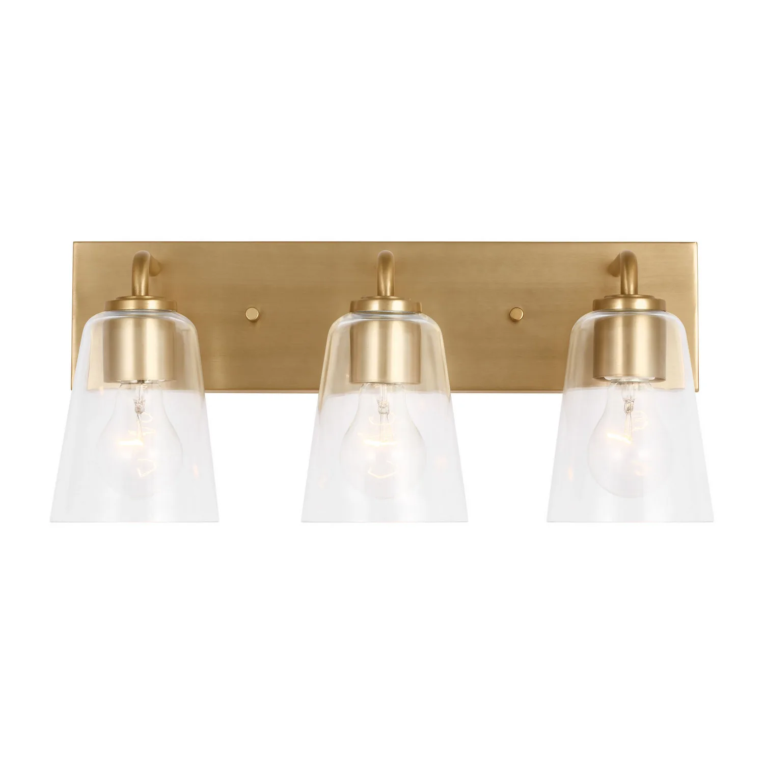 Miles Vanity in Satin Brass