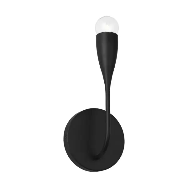 Collection: Maya Rooms: Bathroom,Bedroom,Entry Room/Hallway Finish: Midnight Black Width: 5.13" Height: 10.63" Weight: 0.81 lb Extension from Wall: 4.00" Wire: 8" Black/White Canopy: D:5.125'' DP:0.75'' OB UP:9.625'' OB DOWN:2.375'' Round Number of Bulbs: 1 Maximum Wattage: 60.00 W Bulb Type: G16 Bulb Base: Candelabra Voltage: 120.00 V Material: Steel Country of Origin: Vietnam Safety Listing: cETL Safety Rating: Damp Title 24 Spec Sheet Instructions