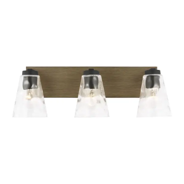 Collection: Dunton Rooms: Bathroom,Bedroom,Entry Room/Hallway Finish: Midnight Black Glass: Clear Water Width: 22.38" Height: 7.50" Weight: 6.09 lb Extension from Wall: 6.50" Wire: 8" Black/White Canopy: L:19.5'',W:4.625'',H:0.625'' Rectangular Number of Bulbs: 3 Maximum Wattage: 60.00 W Bulb Type: A19 Bulb Base: Medium Voltage: 120.00 V Material: Steel Country of Origin: Vietnam Safety Listing: cETL Safety Rating: Damp Title 24 Spec Sheet Instructions