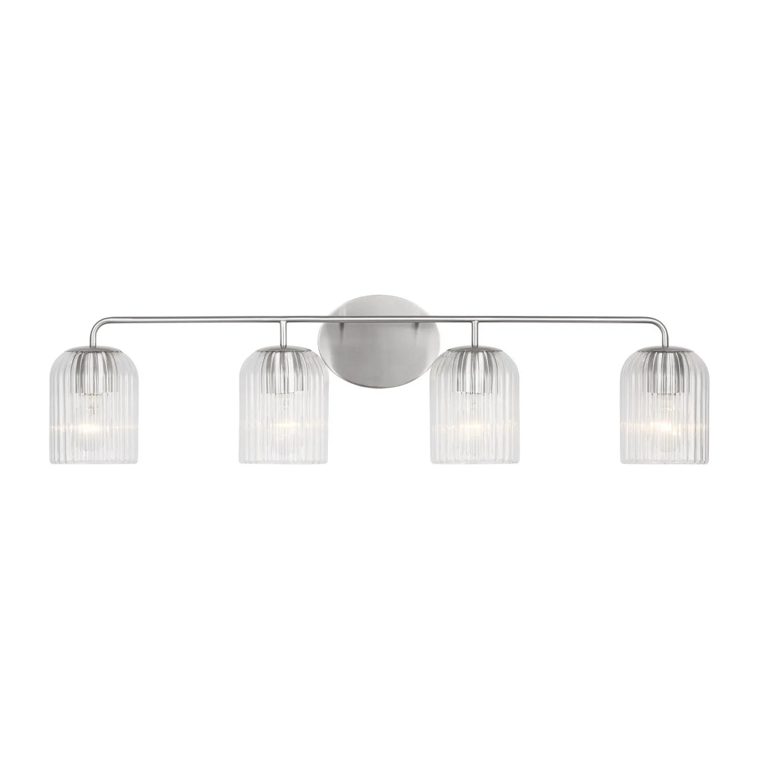Eisele Four Light Vanity in Brushed Nickel