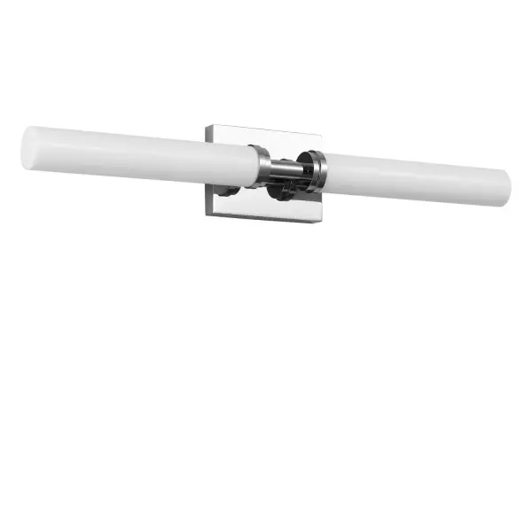 Collection: Coles Rooms: Bathroom, Bedroom, Entry Room/Hallway Finish: Chrome Glass: White Acrylic Shade Width: 30.00" Height: 5.00" Length: 3.87" Weight: 4.00 lb Extension from Wall: 3.87" Canopy: DP:1" W:7" H:5" Rectangle Bulbs Included Maximum Wattage: 28.00 W Bulb Base: Dedicated Light Source: LED Light Output: 2000.00 lm Color Temperature: 2700 K CRI: 90 Voltage: 120.00 V Material: Aluminum Country of Origin: Thailand Safety Listing: ETL Safety Rating: DAMP ADA Title 24 LED Spec Sheet
